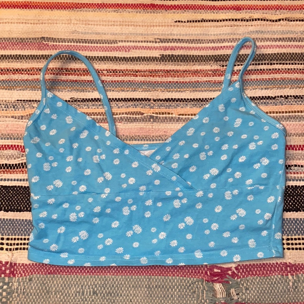 Blue pacsun crop top!